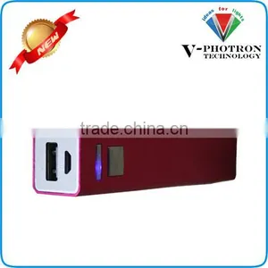 Lipstick Portable Mobile Power Bank With 2600mah and Metal Casing thumbnail-1