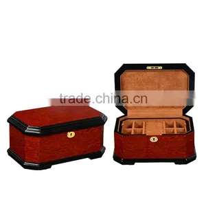 Chinese Factories Wholesale Custom Luxurious Wooden Jewelry Box, Multi-function Makeup Box thumbnail-1