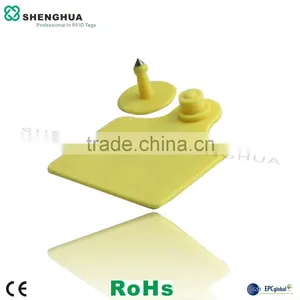 Animal Ear Tag Passive Uhf Rfid Ear Tag Eco-friendly Disposable TPU Rfid Tag for Cows Cattle thumbnail-2