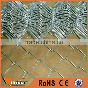 Galvanized PVC Coated Chain Diamond Wire Mesh Fench thumbnail-5