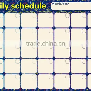 Custom Magnetic Calendar for Fridge Weekly Planner Mini Whiteboard Dry Erase Magnets thumbnail-1