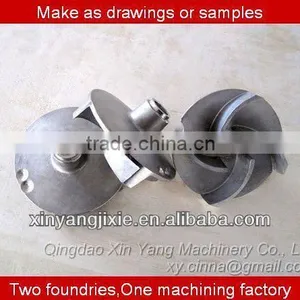 CNC Machining Customized Cast Iron Water Pump Impeller thumbnail-1