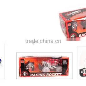 2014 BEST SELLING NEW ARRIVAL 4 WHEEL PLASTIC CAR WITH REMOTE CONTROL TOY SET FOR CHILDREN thumbnail-1
