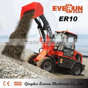 Everun Brand 1.0 Ton Small Wheel Loader Zl-10 With Floating Function thumbnail-3