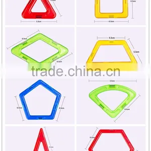 Factory Direct Sell Kids Toy Plastic Magnetic Bulding Blocks With Different Shapes thumbnail-2