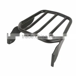 Black Tapered Sport Luggage Rack For CVO Softail Springer FXSTSSE3 09 New thumbnail-1