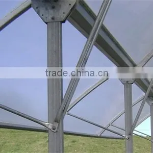 Multi-Span Greenhouse With Roll Up Motor For Ventilation Used For Animals Growing thumbnail-4