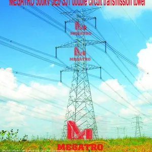 MEGATRO 500kV 5E6 SJ1 Double Circuit Transmission Tower thumbnail-3