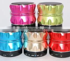New 2014 Portable Mini Bluetooth Speaker / Metal Steel Wireless Smart Hands Free Speaker / Outdoor Portable Bluetooth Speaker thumbnail-1
