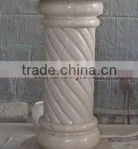 A GRADE VERONA BEIGE MARBLE PEDESTALS thumbnail-4