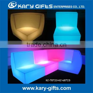 Modern Design Rechargeable LED Chair, Stools, Light Up Sofa thumbnail-1