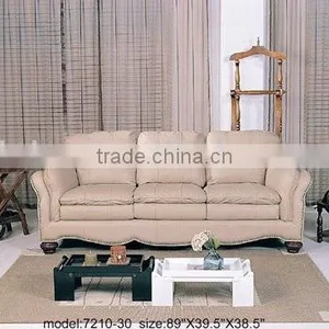 Genuine Leather Three Seat Sofa. Two Seat Sofa. Small Table. Comfortable and High Quality Leather Sofa Set B48182 thumbnail-1