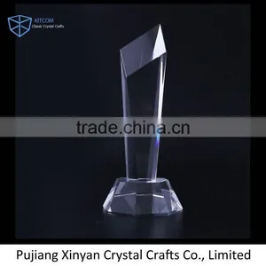 Modern Style Custom Design Custom Award Crystal Trophy With Good Offer thumbnail-1