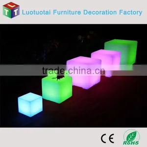 16 Color Change Light up Led Cube Chair thumbnail-2