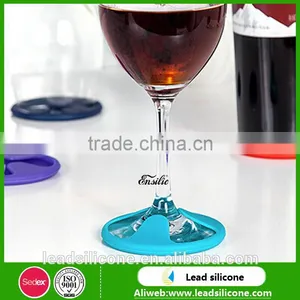 Silicone Wine Coasters Non Spill Lid Mug Cup Drink Placemats Mat thumbnail-1