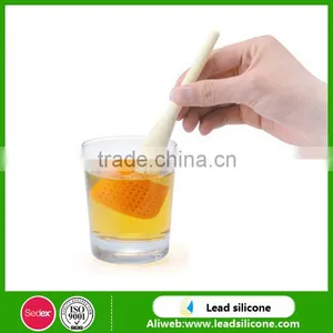 Wholesale Colorful Silicone Tea Infuser/High Quality Tea Tool Silicone Tea Strainer thumbnail-3