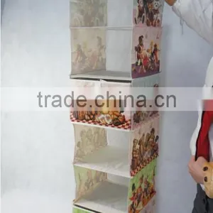Store More Canvas 6 Shelves Hanging Storage Organizer With Drawer thumbnail-1