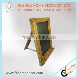 Table Top Mini Blackboard Small Stand Blackboard With Slot to Hold the Chalks thumbnail-1