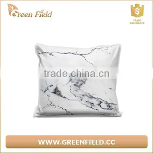 Home Decoration White Marble Pillow Cover thumbnail-2