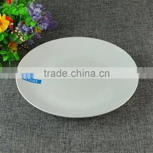 Stock Cheap White Round Porcelain DInner Plate For Dinner Restaurant And Hotel thumbnail-2