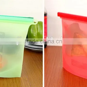 Wholesale Stock Portable Silicone Food Seal Freshness Protection Bag thumbnail-2