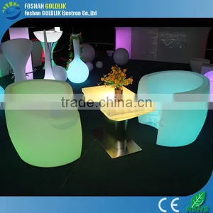 Wholesale Rotational Molding Light Plastic Bar RGB 16 Color LED Glow Bar Sofa thumbnail-1
