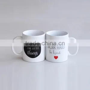11oz Ceramic Coffee Mug for Promotional, Stoneware With Decal Printing thumbnail-1