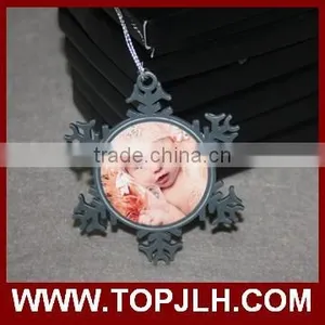 Promotion Dye Sublimation Photo Print Christmas Snowflake Decoration thumbnail-6