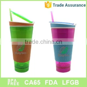 Custom Made Plastic Snacks Straw Mugs New Products thumbnail-1