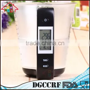 Reliable Factory Electronic Digital Kitchen Plastic Measuring Cup Scale With LCD Display thumbnail-3