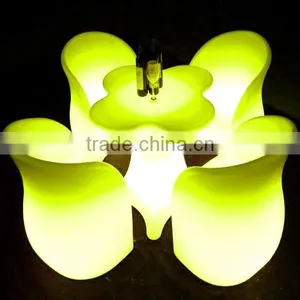 Hot ! 2016 Plastic Lighting Kissing Chairs / Bar Stool / Casino Furniture thumbnail-1