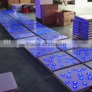 New Style Abundant 16 Colors Change Plastic Square LED Floor for Club/ Pub/ Home/ Hotel Occasion thumbnail-5