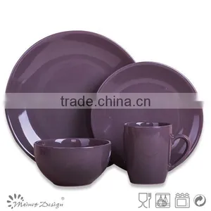 Cheap Round Stoneware Dinnerware Set Ceramic Dinner Set Chinese Manufacturing thumbnail-3