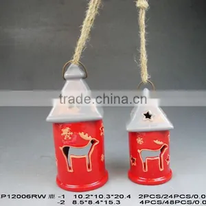 Ceramic Christmas Lantern 12006 thumbnail-1