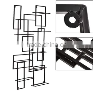 2016 Fasion Wall Mount Bottle Rack 10 Bottles Metal Wine Holder thumbnail-4