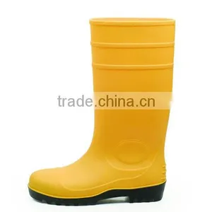 NMSAFETY Pvc Industrial Boots Yellow Upper and Black PVC Outsole thumbnail-1