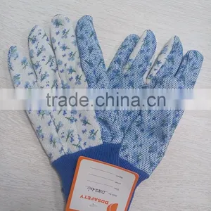 DDSAFETY Cotton Kid Gardening Gloves Knit Wrist Working Safety Gloves thumbnail-6