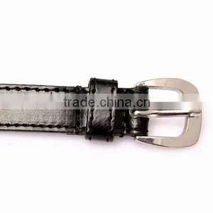 Wholesale Rivet Decorated D Pattern Buckle Sex Women Lady Thin PU Waist Belt thumbnail-6