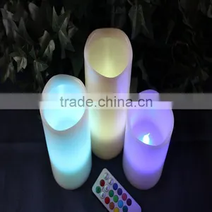 Hight Quality Multi-color Battery Operated Led Frameless Candle Light With Remote 2016 thumbnail-5