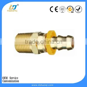 China Manufacturer Brass Male Thread Barb Garden Fittings Hose Adapter thumbnail-2
