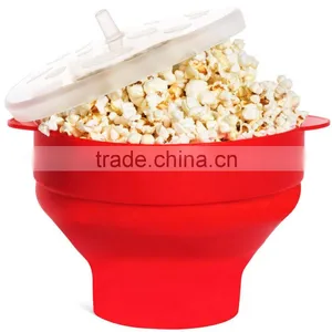 Wholesale Foldable Microwave Silicone Popcorn Maker thumbnail-1