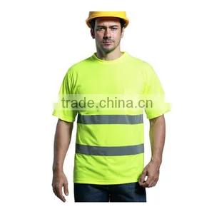 Polyester Mesh Fabric Reflective T Shirt Wholesale thumbnail-3