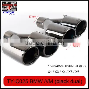 Auto Tuning Ss304 Exhaust Tips Laser M Polish for Bmw thumbnail-1