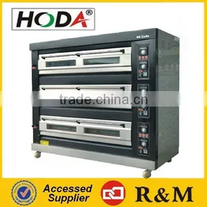 Best Selling 3 Deck Electric Commercial Pizza Oven thumbnail-1