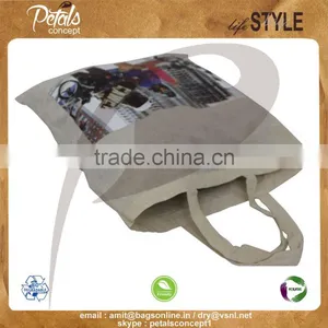 150 GSM Natural Cotton Bag With Cotton Handle thumbnail-3