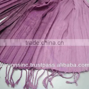 Attractive Color Cotton Scarf / Scarves thumbnail-1