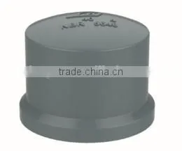 HIGH QUANLITY END CAP OF PVC DIN STANDARD FITTINGS FOR WATER SUPPLY thumbnail-1