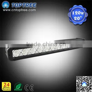 120w 20inch Single Row LED Auxiliary Light Bars 4x4 Off Road Lights thumbnail-1