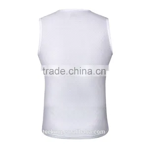 Custom White Dry Fit Running Singlet thumbnail-3
