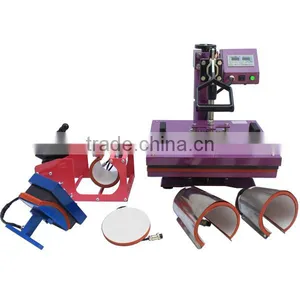 5 in 1Heat Press Machine,8 in 1 Combo Heat Press for Tshirt CE thumbnail-1